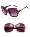 Ladies Sunglasses Oversize Trend Toad Mirror Fashion Large Frame Sunglasses Travel Vacation Retro Sunglasses