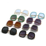 popular ins Luxury Oversized fashion Sunglasses Women 2022 Crystal Rhinestone Bling Sunglasses big shades ladies Oculos De Sol