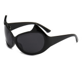 Steampunk cat eye Oversized Sun Glasses Sports Uv400 Shades Sunglasses Fashion Eyewear Y2k Sunglasses 2023