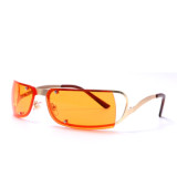 Y2K Wrap Around Sunglasses Luxury Brand Designer Punk Sunglasses  UV400 Eyeglasses Rivet Fashion Eyewear Shades GV7130-7129