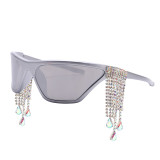 Fashion Chain Drill Sunglasses Female Personality Sunglasses For Rhinestone Sunglasses Women GVB20924