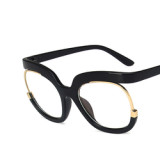 LBAshades  2022 new large frame blue light blocking glasses frame fashion eye frame for miopya glasses eyewear