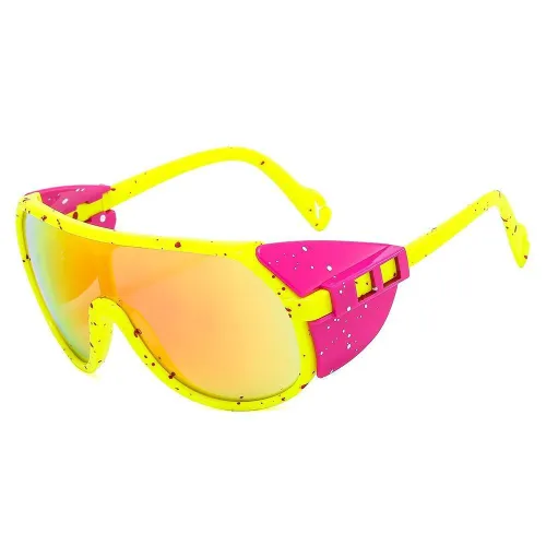 2023 Bicycle One Piece brand one pieces sport sunglasses men Sports Cycling purple mirrored sunglasses custom logo