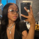 Y2K Wrap Around Sunglasses Luxury Brand Designer Punk Sunglasses  UV400 Eyeglasses Rivet Fashion Eyewear Shades GV7130-7129