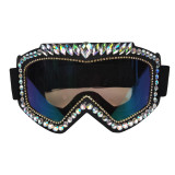 Cat Joker Music Festival Carnival Cyber Punk Rhinestone Steampunk Sport Sunglasses Cycling Ski Dirt Bike Glasses