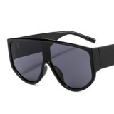LBAshades New trend big frame one piece sunglasses female hip hop  glasses men's shades sun glasses