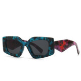 Retro Triangle Flower Printed Leg Sunglasses Designer Sunglasses Famous Brand Custom Logo Sunglasses GVPR15YS