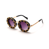 Kids Style Vintage Round Sunglasses Women Girls Retro Punk Sunglasses Children Luxury Brand Designer Sunglasses