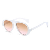 Oversized Round Eye Sunglasses For Women 2023 New Fashion Design Gradient Big Sun Glasses UV400 Female Sexy Shades Party