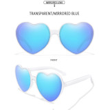 LBAshades 2023 New Colorful Cheap Mirror Love Sunglasses Fashion Heart Party love&roses Sunglasses