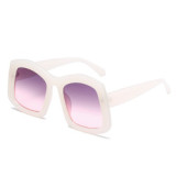 LBAShades super hot selling Fashion candy color sunglasses oversized frame  wholesale women  sunglasses