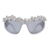 2023 wholesale Fashion trend sunglasses popular Luxury handmade diamond designer rhinestone sunglasses for women