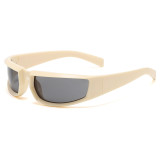 LBAshades Large frame personality sunglasses 2022 cycling sports trend sunglasses uv400 unisex y2k eyewear shades