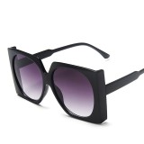 Lbashades New Luxury Brand Vintage Gradient Round Lens Oversized Square Sunglasses For Women