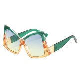Y2k Fashion Big Frame Eyewear Women Sun Glasses Mens Square Oversized Lunettes De Soleil Vintage