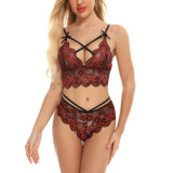 High Quality Lingerie Bodysuit for Women Transparent Sexy Bra and Panties Set for Valentine's Day Gift
