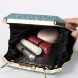 N535 Fashion party pu leather shiny cosmetic clutches purse wedding evening bags