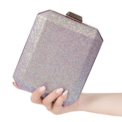 N535 Fashion party pu leather shiny cosmetic clutches purse wedding evening bags