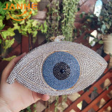 carteras Bolsas Female Lady Crystal Hand Bags Bling Eye Rhinestone Diamond women's clutches Evening Bags