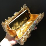 Luxury boutique Bags Round Women Crystal Evening Bag Rhinestone Handbag Party Clutches Wedding Evening Purse