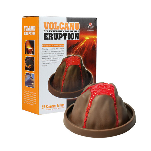 Volcano Explosion Children's Experimental Equipment Student Science DIY Experimental Model Dinosaur Crystal Set Model Gift Toys