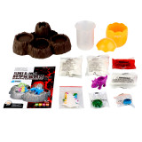 Volcano Explosion Children's Experimental Equipment Student Science DIY Experimental Model Dinosaur Crystal Set Model Gift Toys