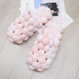 2023 Custom Summer Women Bubble Slippers Sandals Ladies Massage Bubble Slides With Charms For Men Female