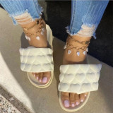 2023 new style outdoor Love type flat slides slippers for women and ladies casual flip-flops slippers