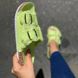 2023 New Women Slippers Flats Platform Sandals Casual Shoes Summer Designer Beach Slingbacks Flip Flops Ladies Home Mujer Slides
