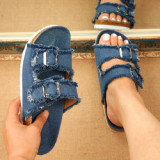2023 New Women Slippers Flats Platform Sandals Casual Shoes Summer Designer Beach Slingbacks Flip Flops Ladies Home Mujer Slides