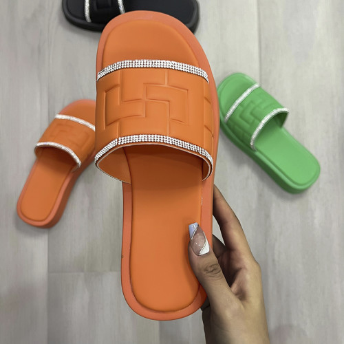 2023 new style flat sandals slippers for women flip-flops  summer beach casual slipper flip-flops outdoor