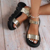 2023 summer fashion non-slip summer beach flats sandals shoes for women new styles