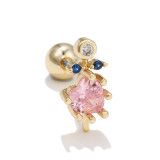 Flower Design Fresh Stainless Steel Ear Studs Women's New Fashion Ear Studs