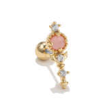 Flower Design Fresh Stainless Steel Ear Studs Women's New Fashion Ear Studs