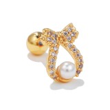 Fashion new trend earrings with colorful zircon earrings temperament  zircon earrings piercing jewelry