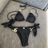 2023  sexy new split swimsuit chain bikini swimsuits bikinis