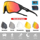 Kapvoe Cycling Sunglasses Mtb Polarized Sports Cycling Glasses Goggles Bicycle Mountain Bike Glasses Men's Women Cycling Eyewear