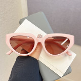 retro sunglass Personality sun glasses hip pop small cat eye designer sunglasses famous brands glasses women 2023