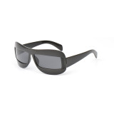 Vintage Rectangle Y2k Sunglasses Women New Fashion Irregular Hip Hop Futuristic Sunglasses Men