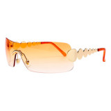 LBAshades New frameless Y2K technology fashion sports mirror one piece lens  trendy large frame sunglasses shades