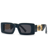 Luxury Latest Sunglasses Shades Glasses Modern Gradient Female Glasses Mens Oculos 2022 Narrow Square Premium Sunglasses