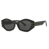 LBAshades 2312 New Fashion Vintage Sunglasses Women Custom Logo Rivet Trendy Sunglasses For Men