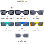 2023 New Uv400 Fashion Shades Sunglasses Personality Funny Riding Glasses Windproof Y2k Sports Cat Eye Sunglasses