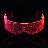 Light up party glasses,coolest glowing led visor glasses
