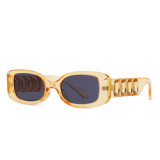 INS luxury big diamond designer sunglasses women and men classic small square eyeglasses frames custom own logo lentes de sol
