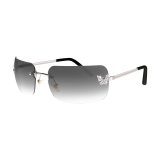 122 Rimless square sunglasses pc unisex uv400 sunglasses women 2023 retro diamond  gafas de sol glasses women