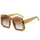 2022 Oversized Irregular Sunglasses For Men And Women Sunglass With Orange Frames