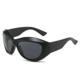 New Trendy Y2K Wrap Around Eyewear Fashion Sun Glasses XY20926 Unisex Futuristic Sunglasses for Men and Women