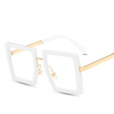 1329 Rough Frame Large Square Anti-blue Light Glasses 2023 Oversized Eyewear Frames Opticalmputer Eyeglasses For Women
