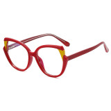 TR90 Anti Blue Light Blocking Red Cat Eye Glasses Frame 2023 Luxury Designer Vintage Eyeglasses Female Optical Computer Glasses